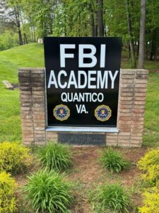 fbi academy sign