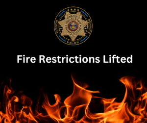 fire restrictions lifted facebook