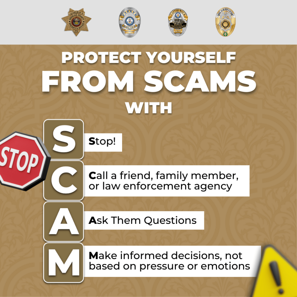 SCAM meaning graphic
